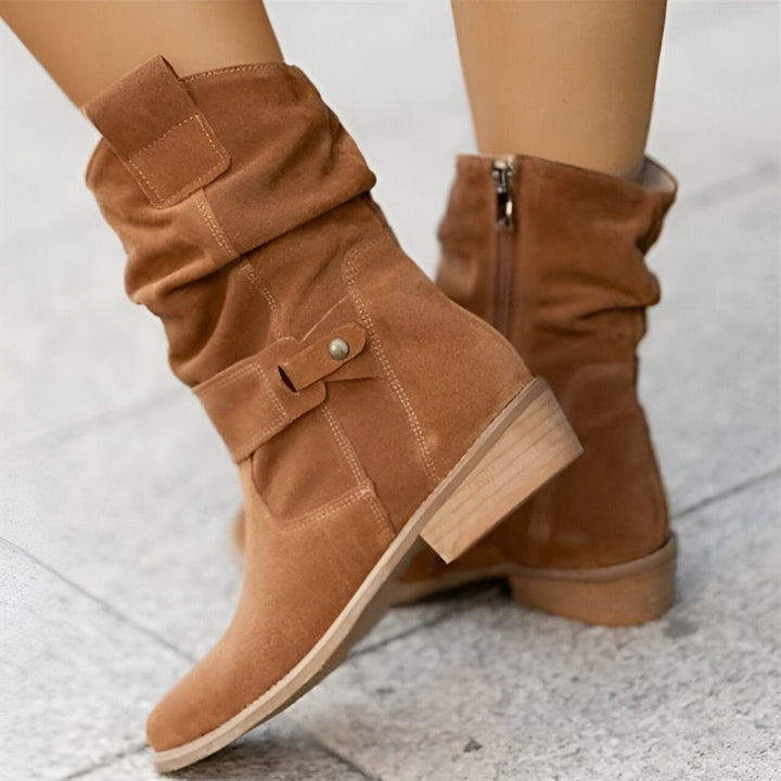 Stylische Winterstiefel Für Damen | Mit Schnallendetail