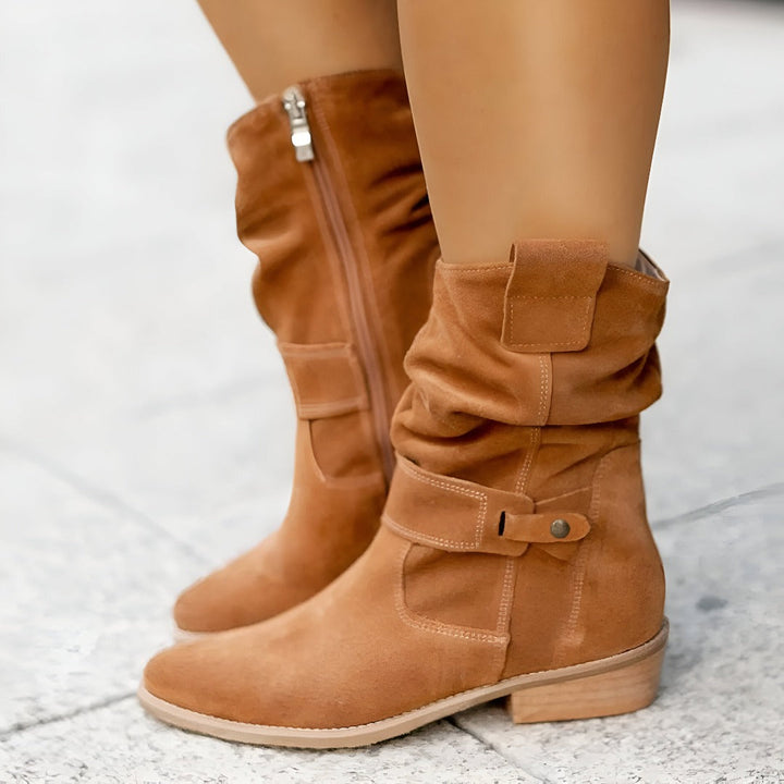 Stylische Winterstiefel Für Damen | Mit Schnallendetail