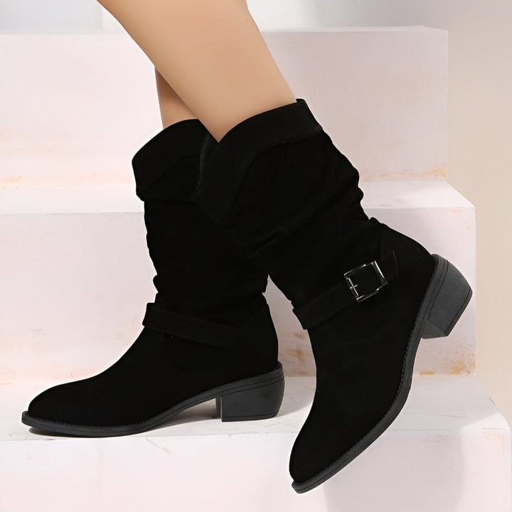 Stylische Winterstiefel Für Damen | Mit Schnallendetail