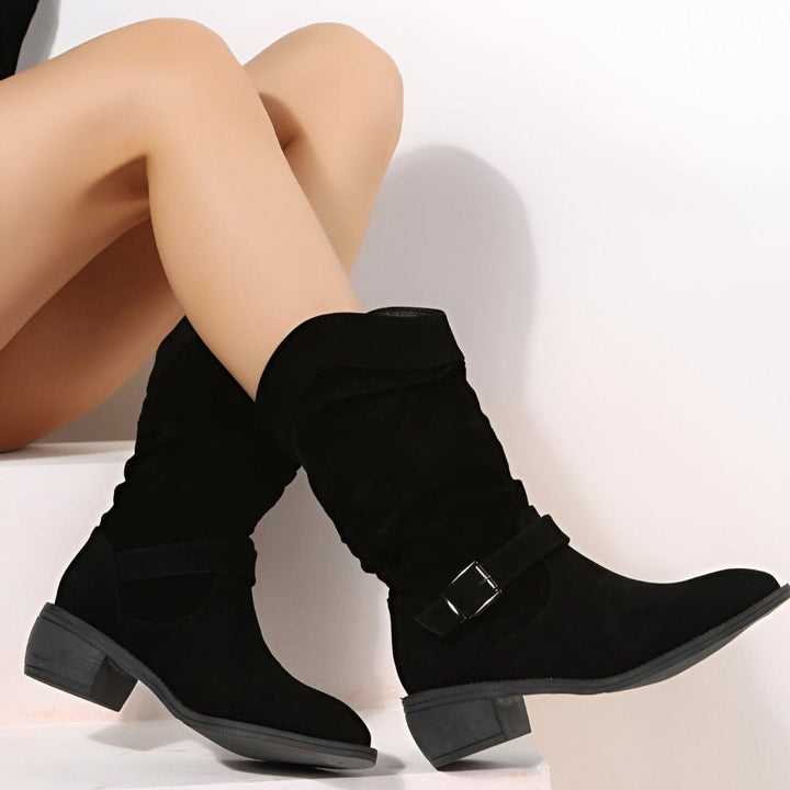 Stylische Winterstiefel Für Damen | Mit Schnallendetail