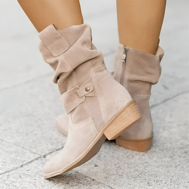 Stylische Winterstiefel Für Damen | Mit Schnallendetail