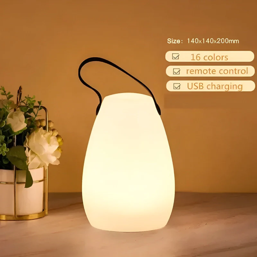 Wireless LED Table Lamp Portable Waterproof Indoor Outdoor Use