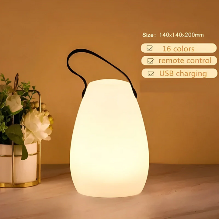 Wireless LED Table Lamp Portable Waterproof Indoor Outdoor Use