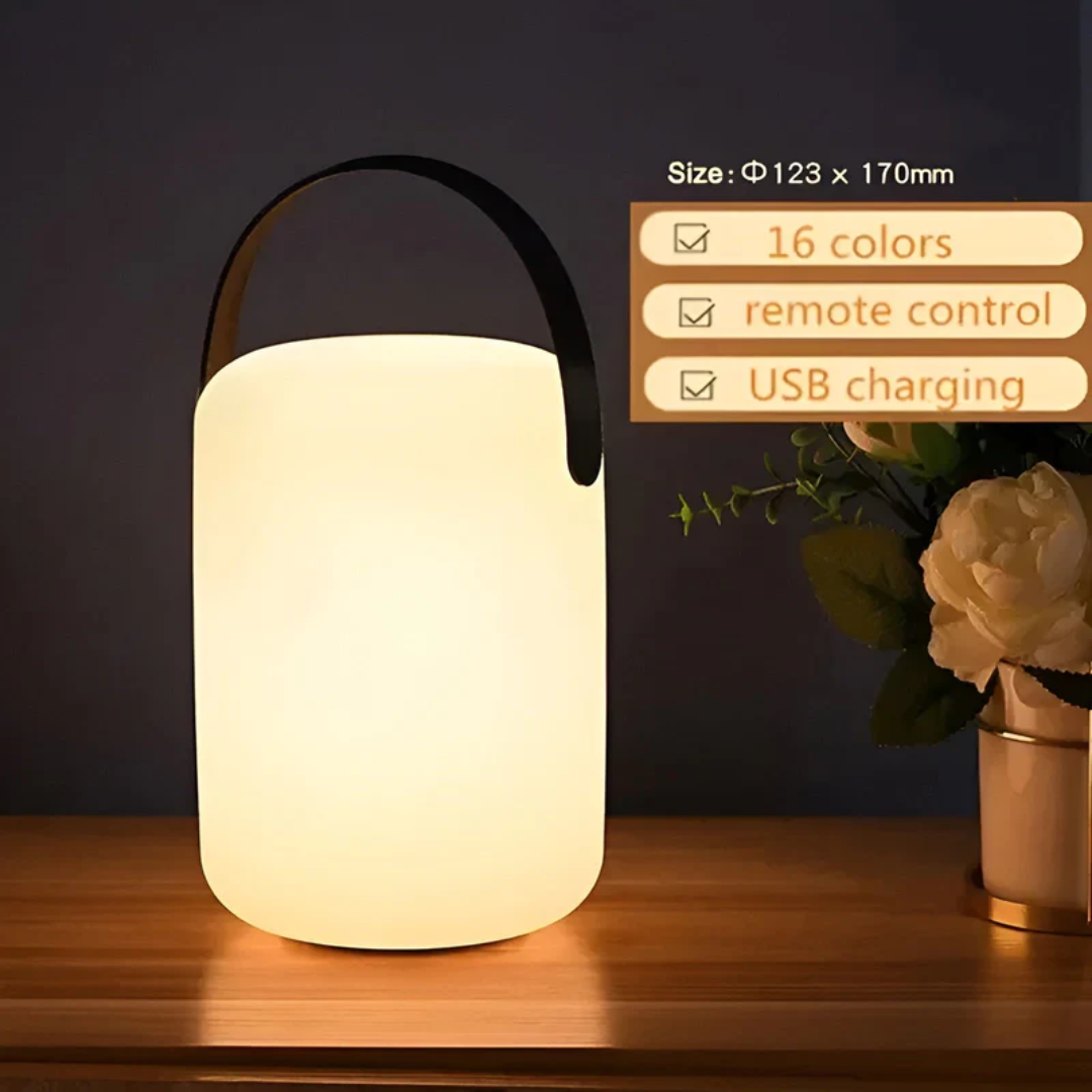 Wireless LED Table Lamp Portable Waterproof Indoor Outdoor Use
