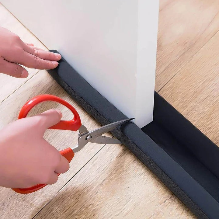 Türbodendichtung – Schalldämmend, Selbstklebend & Einfach zu montieren | Langlebiger Zugluftstopper für Türen im Innenbereich