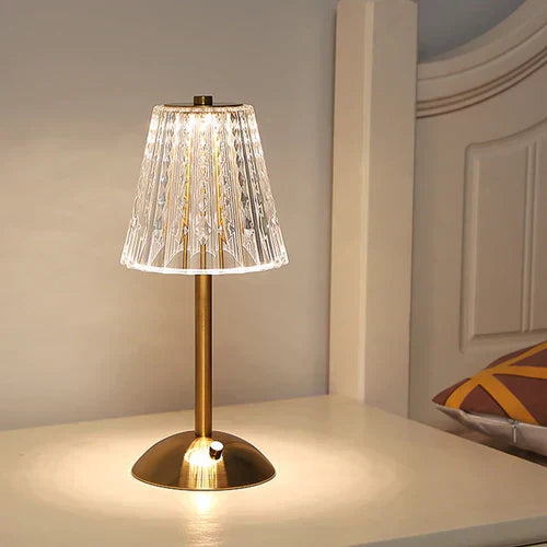 Decorative Tri-Colour Table Lamp Touch Light