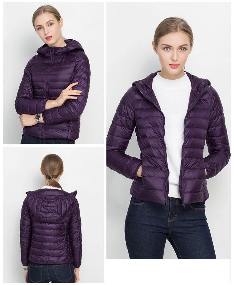 Stylische Daunenjacke Mit Reißverschluss Für Frauen | Warm