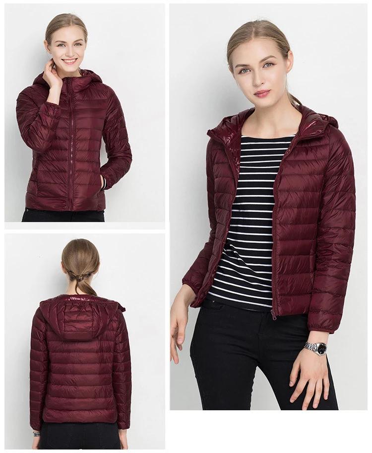 Stylische Daunenjacke Mit Reißverschluss Für Frauen | Warm
