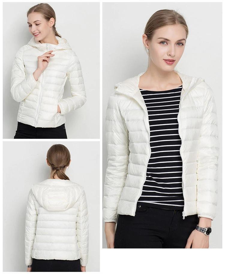 Stylische Daunenjacke Mit Reißverschluss Für Frauen | Warm