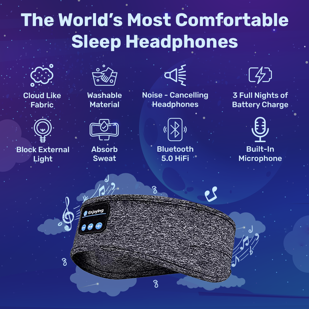 Noise Blocking Headphones for Sleep & Stress Relief