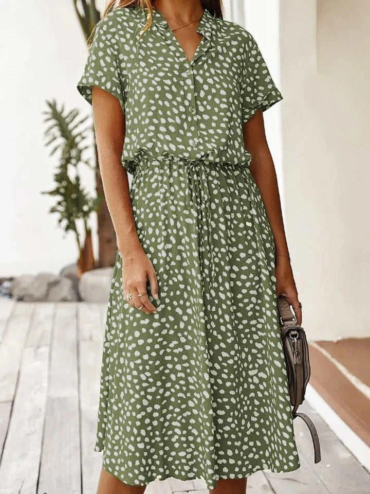 Sommerkleid mit Print für Damen – Lässig, Luftig & Bequem | Perfekt für warme Tage, Urlaub & Freizeit