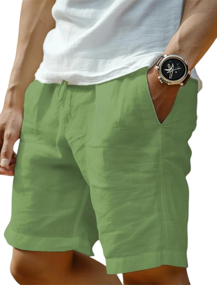 George | Kurze Leinenhose Für Herren