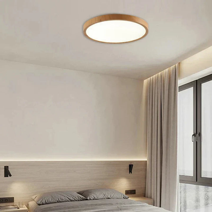 Modern Round Ceiling Light Ultra-Slim Dimmable LED Design
