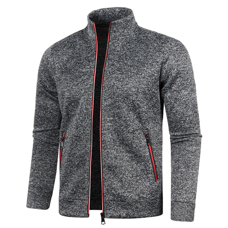 Lässige Gestrickte Winterjacke Für Herren | Stehkragen