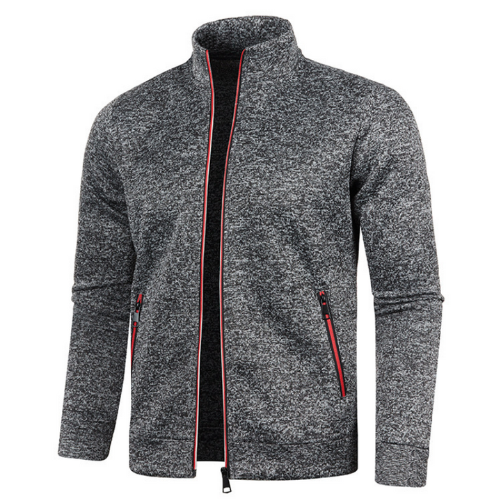 Lässige Gestrickte Winterjacke Für Herren | Stehkragen