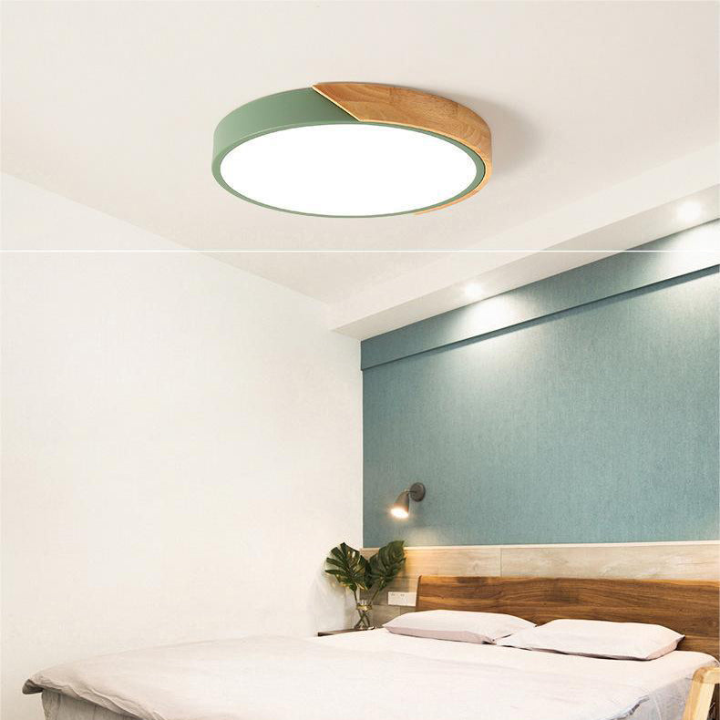 Modern Flush Mount Ceiling Light Round LED Indoor Lighting