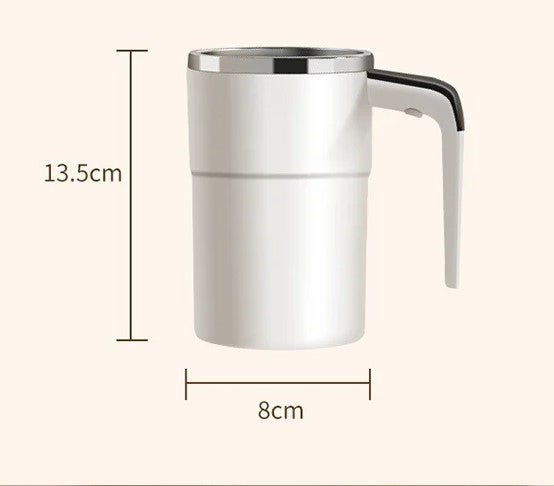 Rechargeable Self-Stirring Mug with Digital Temperature Screen
