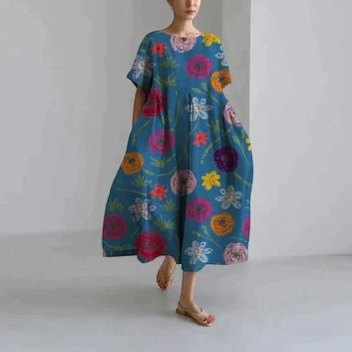 Aurora | Lockeres Maxi Sommerkleid Für Damen