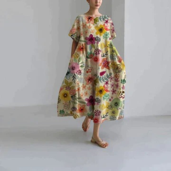 Aurora | Lockeres Maxi Sommerkleid Für Damen