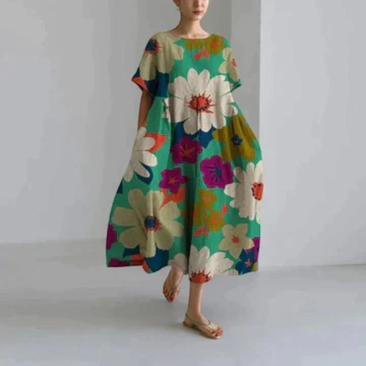 Aurora | Lockeres Maxi Sommerkleid Für Damen