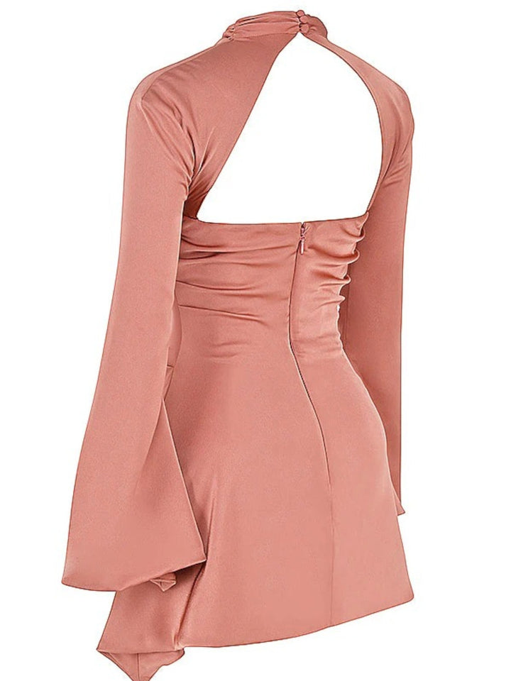 Romina | Chic Hochgeschlossenes Partykleid Für Damen
