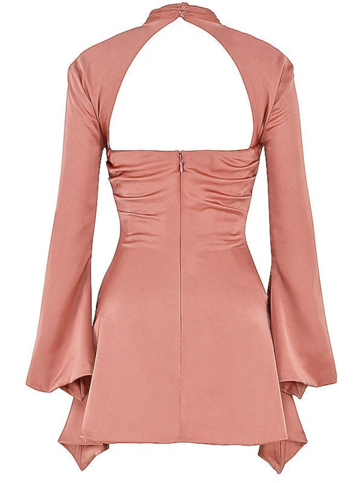 Romina | Chic Hochgeschlossenes Partykleid Für Damen
