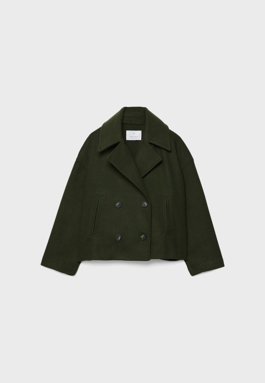 Damen Kurzjacke Mit Knopfdetail | Winter