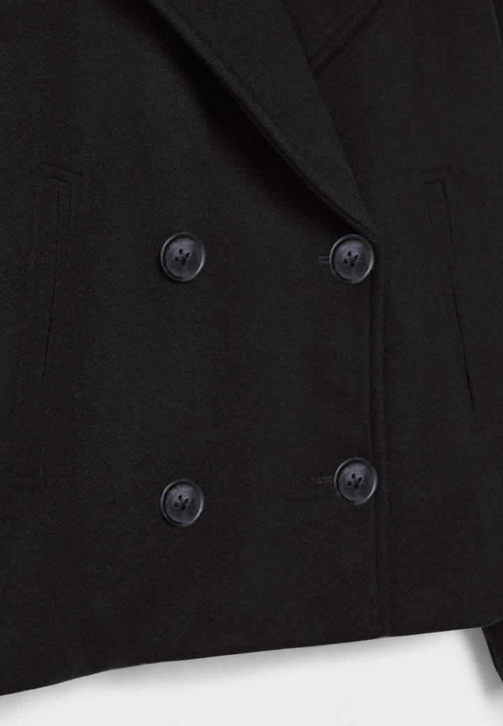 Damen Kurzjacke Mit Knopfdetail | Winter