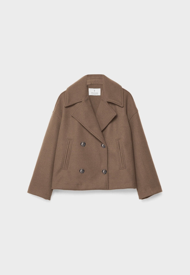 Damen Kurzjacke Mit Knopfdetail | Winter
