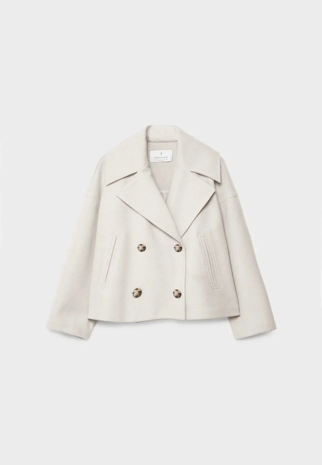 Damen Kurzjacke Mit Knopfdetail | Winter