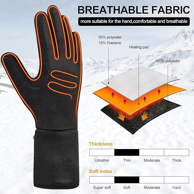 Rechargeable Heated Gloves Three-Level Temperature Control