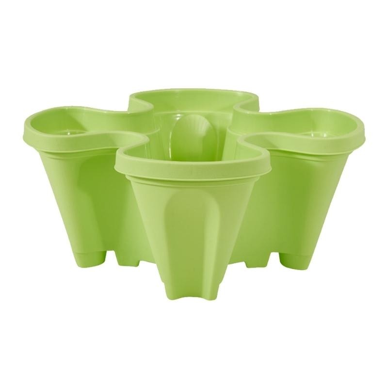 Vertical Garden Planter Plant Pots 4 Layer Stackable
