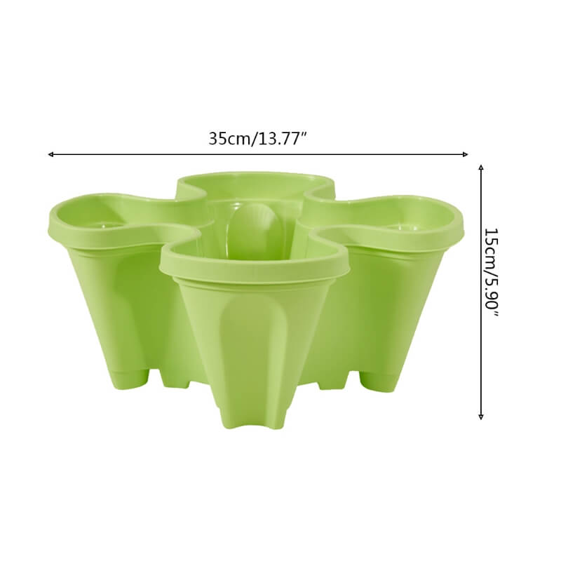 Vertical Garden Planter Plant Pots 4 Layer Stackable