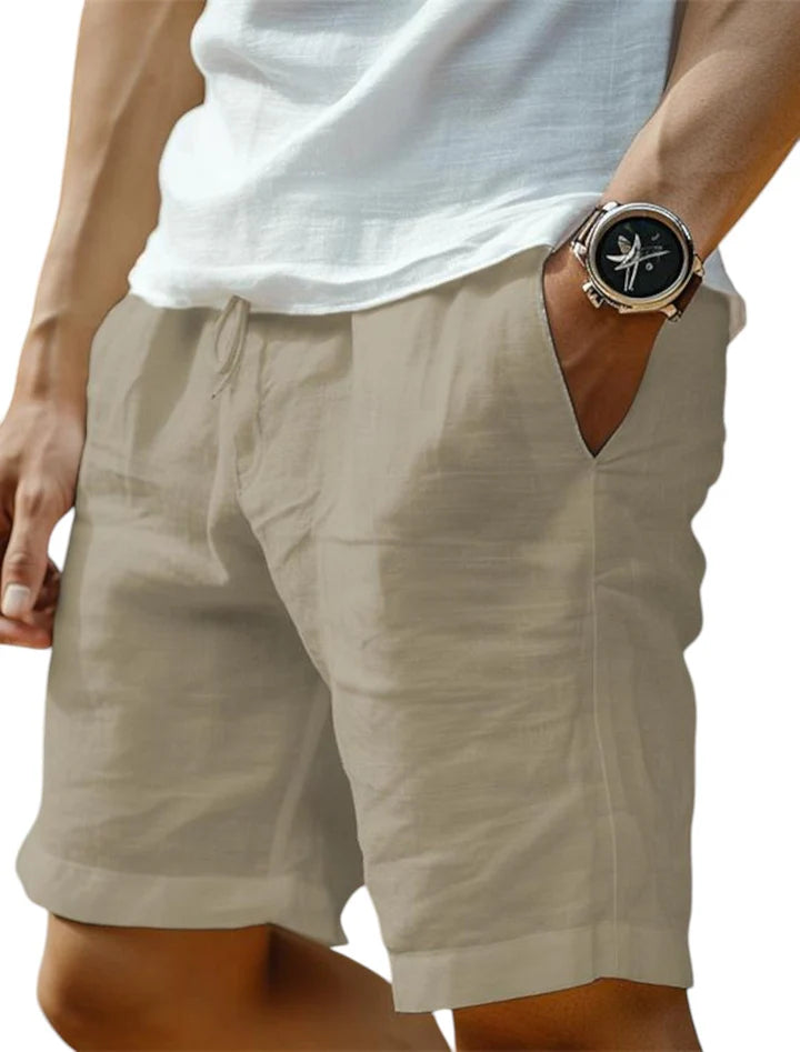 George | Kurze Leinenhose Für Herren