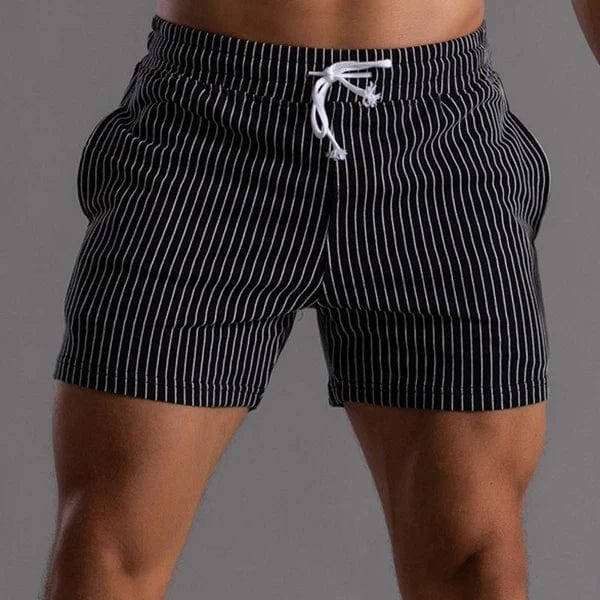 Lässige Gestreifte Shorts Für Männer | Sommer