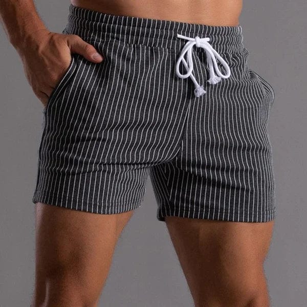 Lässige Gestreifte Shorts Für Männer | Sommer