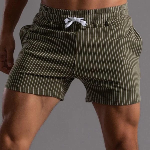 Lässige Gestreifte Shorts Für Männer | Sommer