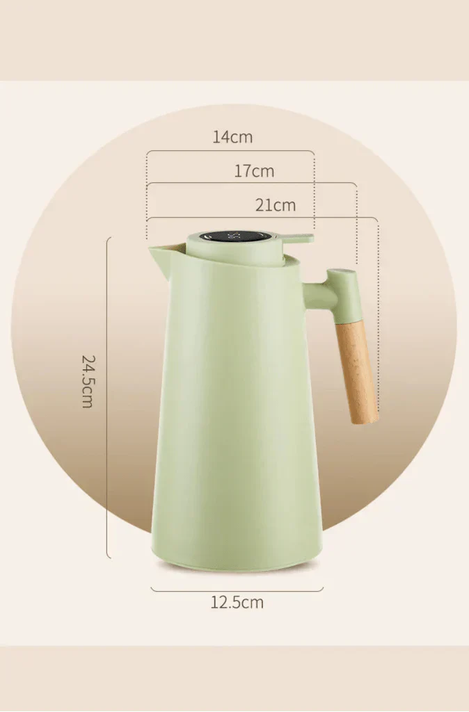Insulated Smart Temperature Jug 1L Leak-Resistant Carafe