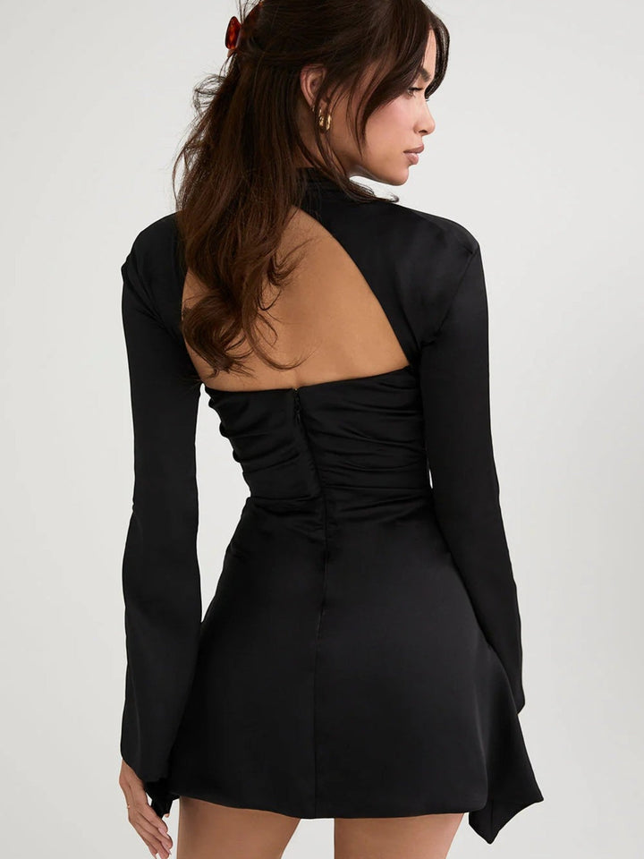 Romina | Chic Hochgeschlossenes Partykleid Für Damen