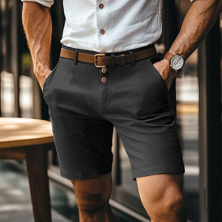 Stylische Shorts Mit Knopfleiste Für Männer | Sommer