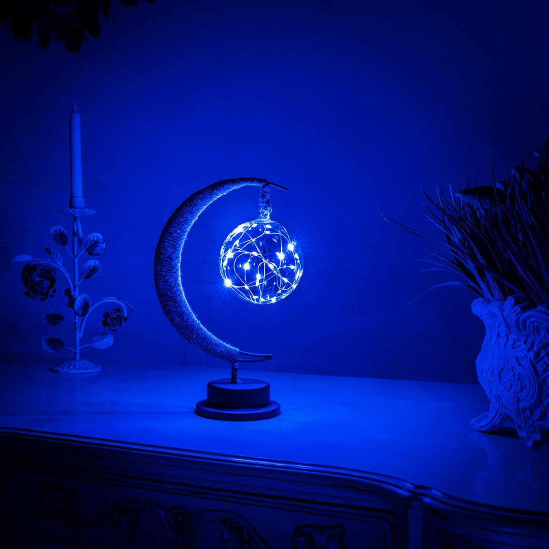Decorative Moon Table Lamp LED Ambient Night Light