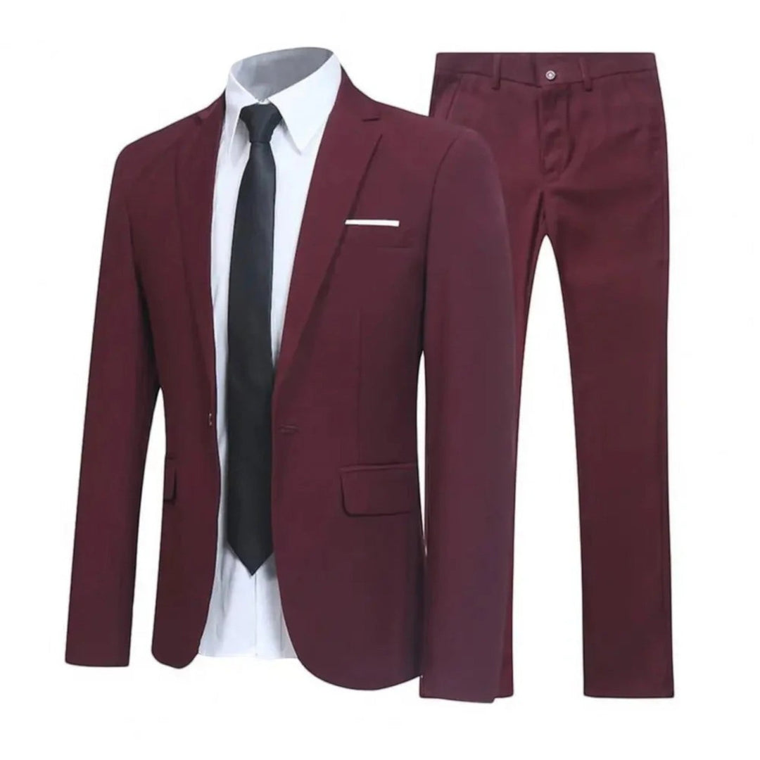 Bastien | Eleganter Zweiteiliger Hochzeitsanzug Für Herren