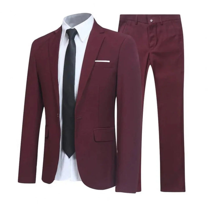 Bastien | Eleganter Zweiteiliger Hochzeitsanzug Für Herren