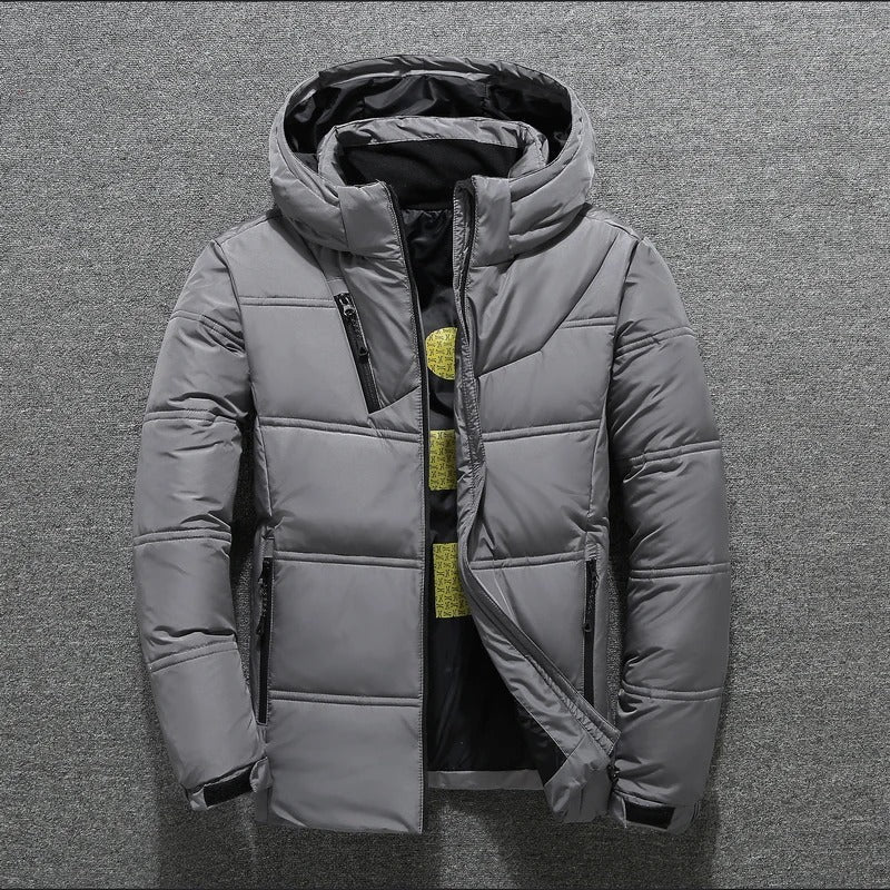 Herren Daunenjacke Mit Kapuze | Trendy