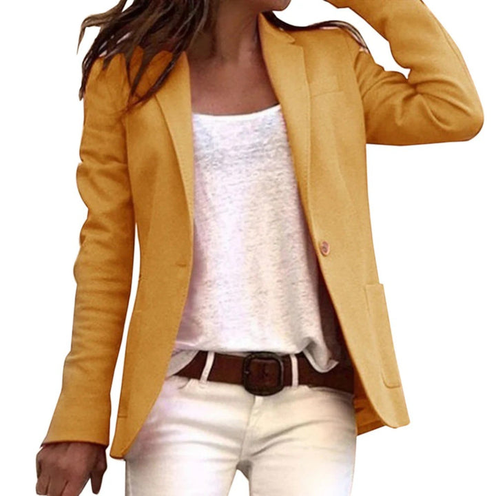 Anouk | Lässiger Blazer Mit Einem Knopf Für Damen