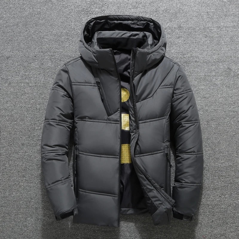Herren Daunenjacke Mit Kapuze | Trendy