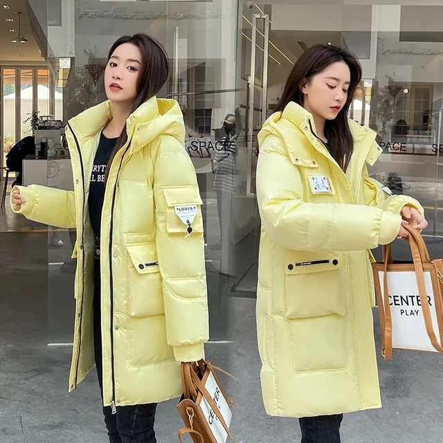 Lange Daunenjacke Für Damen | Winter