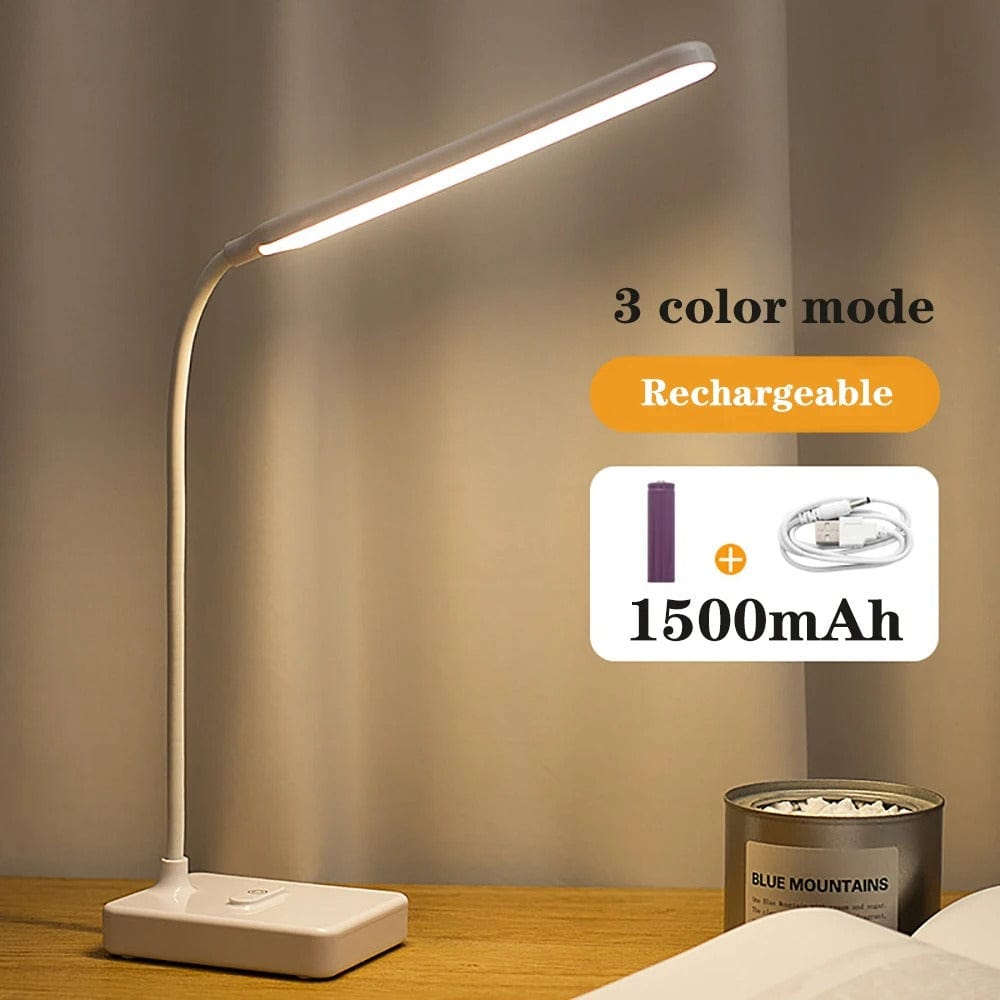 Adjustable Desk Lamp USB Rechargeable with Touch Control