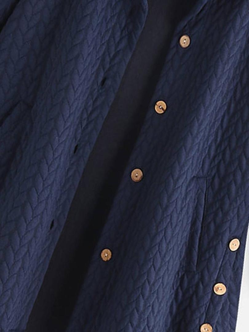 Winterweste Mit Kapuze Für Damen | Knopfdetail