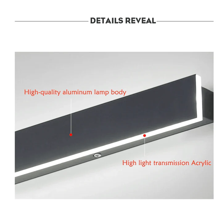 LED-Außenwandleuchte –  Energiesparend & Modern | Ultramodernes Design für Garten, Terrasse & Hausfassade